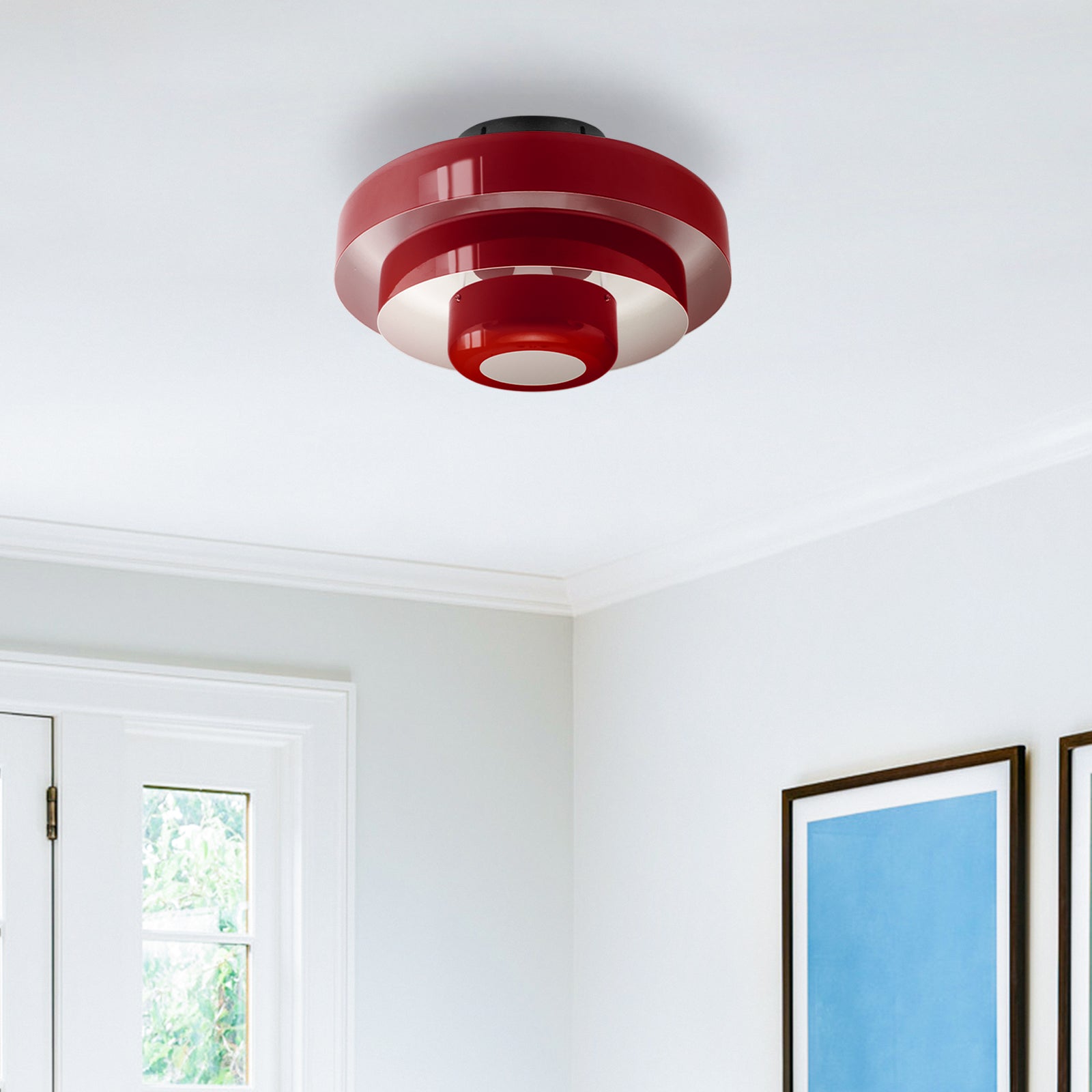 GlanzJahrhundert: Modern Iron Ceiling Light Retro Design – Decorative & Functional for Dining Rooms & Living Areas