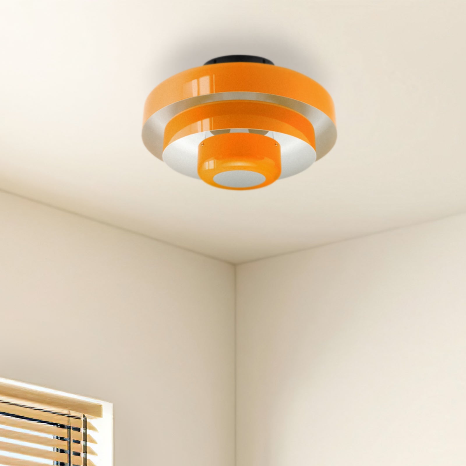 GlanzJahrhundert: Modern Iron Ceiling Light Retro Design – Decorative & Functional for Dining Rooms & Living Areas