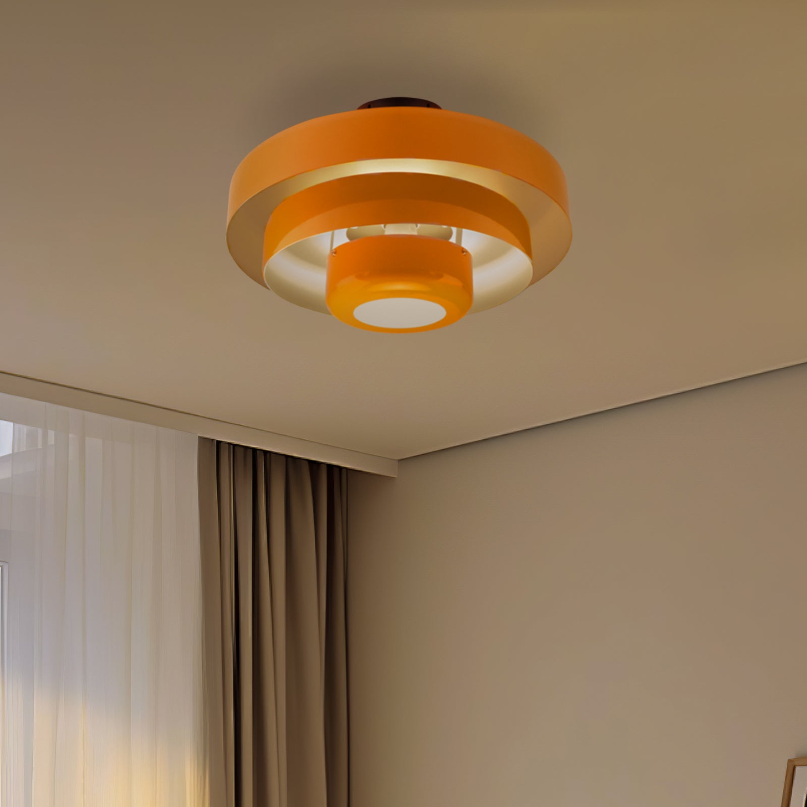 GlanzJahrhundert: Modern Iron Ceiling Light Retro Design – Decorative & Functional for Dining Rooms & Living Areas