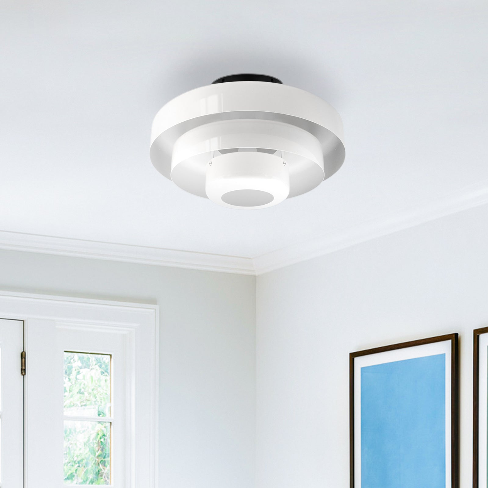 GlanzJahrhundert: Modern Iron Ceiling Light Retro Design – Decorative & Functional for Dining Rooms & Living Areas
