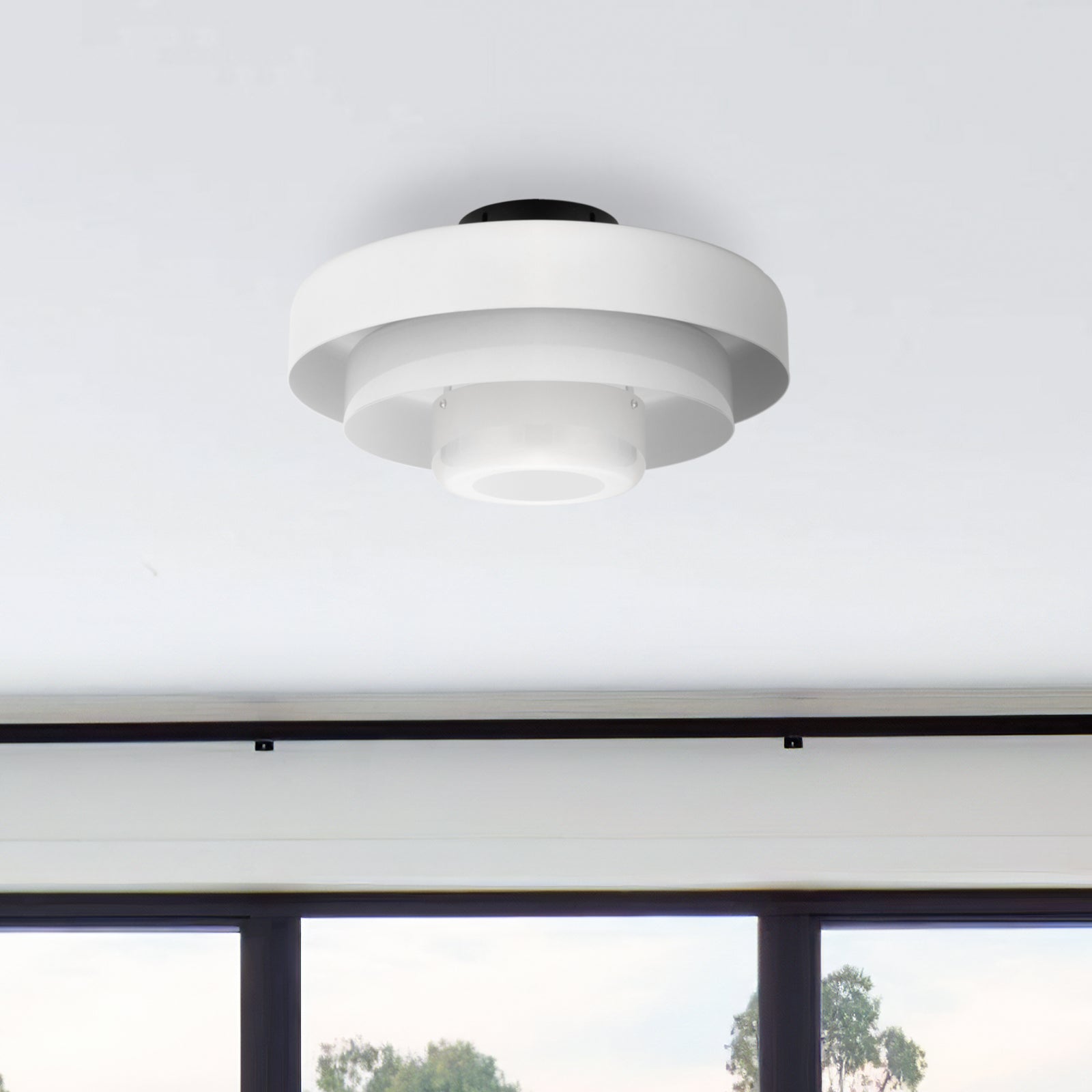 GlanzJahrhundert: Modern Iron Ceiling Light Retro Design – Decorative & Functional for Dining Rooms & Living Areas