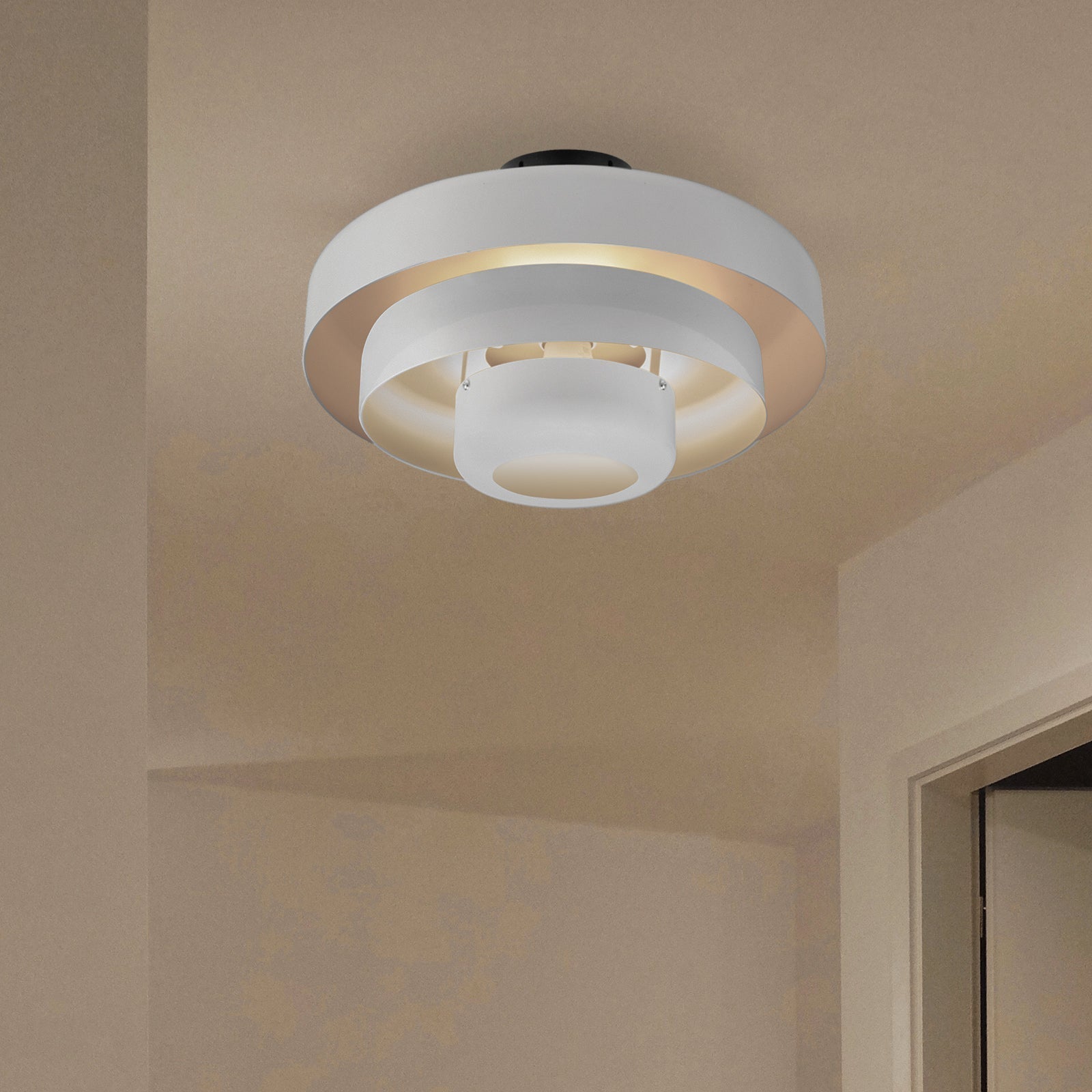 GlanzJahrhundert: Modern Iron Ceiling Light Retro Design – Decorative & Functional for Dining Rooms & Living Areas