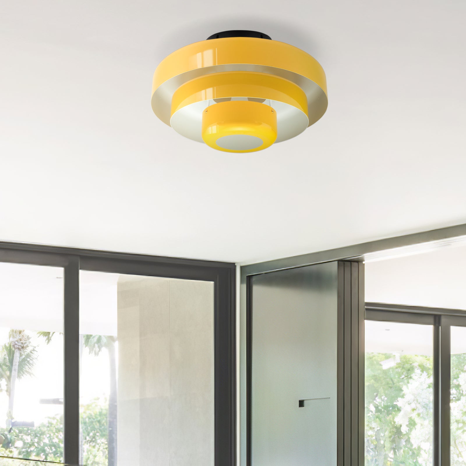 GlanzJahrhundert: Modern Iron Ceiling Light Retro Design – Decorative & Functional for Dining Rooms & Living Areas