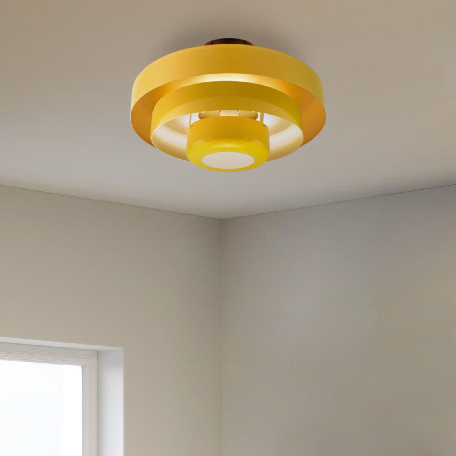 GlanzJahrhundert: Modern Iron Ceiling Light Retro Design – Decorative & Functional for Dining Rooms & Living Areas
