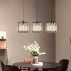 GlanzKüche: Black Glass Pendant Light Modern – Decorative & Energy-Efficient for Kitchen Islands & Dining Areas