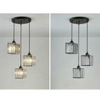 GlanzKüche: Black Glass Pendant Light Modern – Decorative & Energy-Efficient for Kitchen Islands & Dining Areas