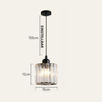 GlanzKüche: Black Glass Pendant Light Modern – Decorative & Energy-Efficient for Kitchen Islands & Dining Areas