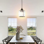 GlanzKüche: Black Glass Pendant Light Modern – Decorative & Energy-Efficient for Kitchen Islands & Dining Areas