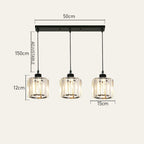 GlanzKüche: Black Glass Pendant Light Modern – Decorative & Energy-Efficient for Kitchen Islands & Dining Areas