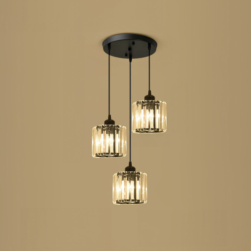GlanzKüche: Black Glass Pendant Light Modern – Decorative & Energy-Efficient for Kitchen Islands & Dining Areas