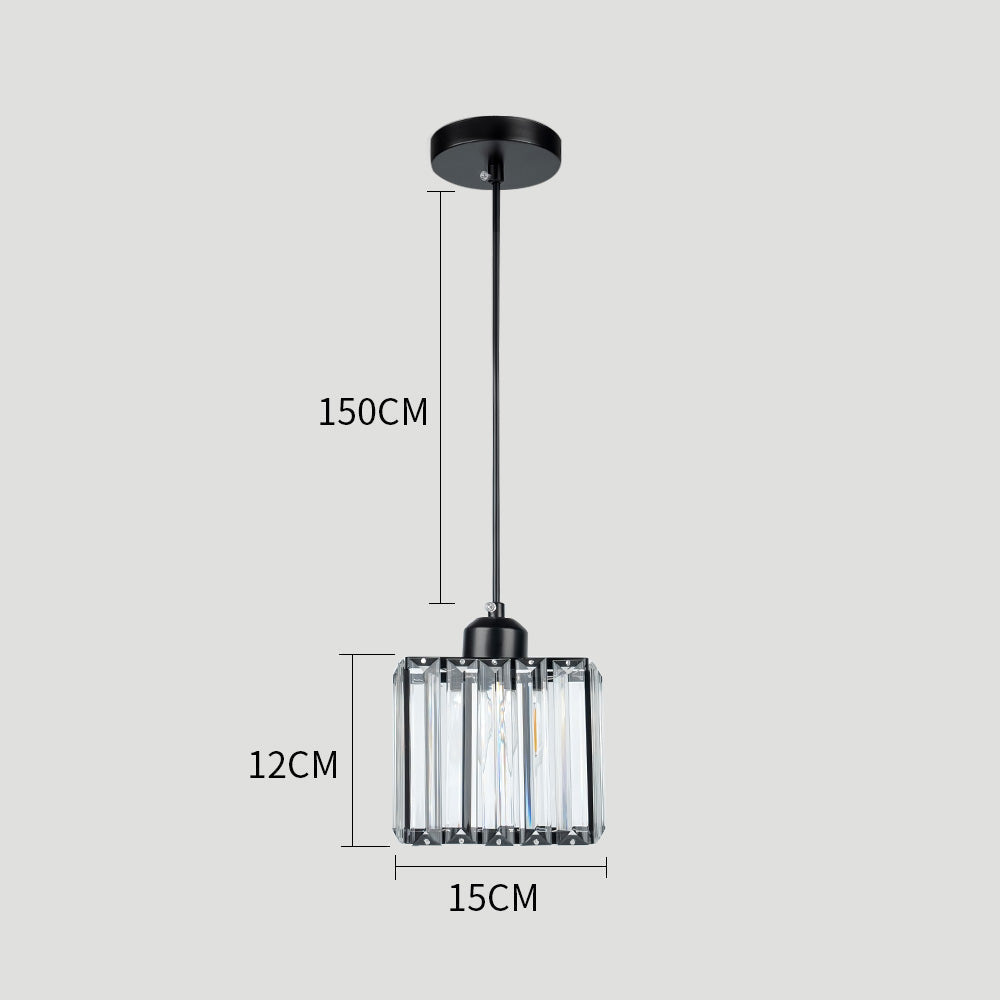 GlanzKüche: Black Glass Pendant Light Modern – Decorative & Energy-Efficient for Kitchen Islands & Dining Areas