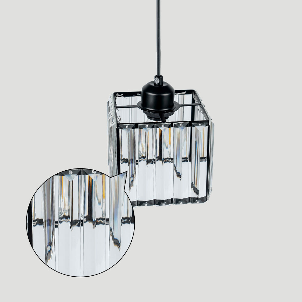GlanzKüche: Black Glass Pendant Light Modern – Decorative & Energy-Efficient for Kitchen Islands & Dining Areas