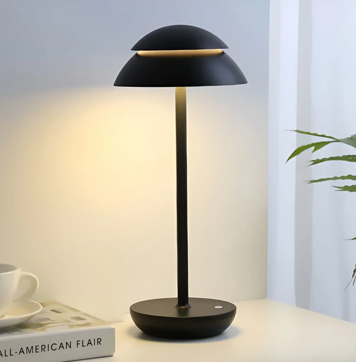 GlanzPilz: Modern LED Rechargeable Table Lamp – Wireless, Dimmable & Rechargeable with Touch Function