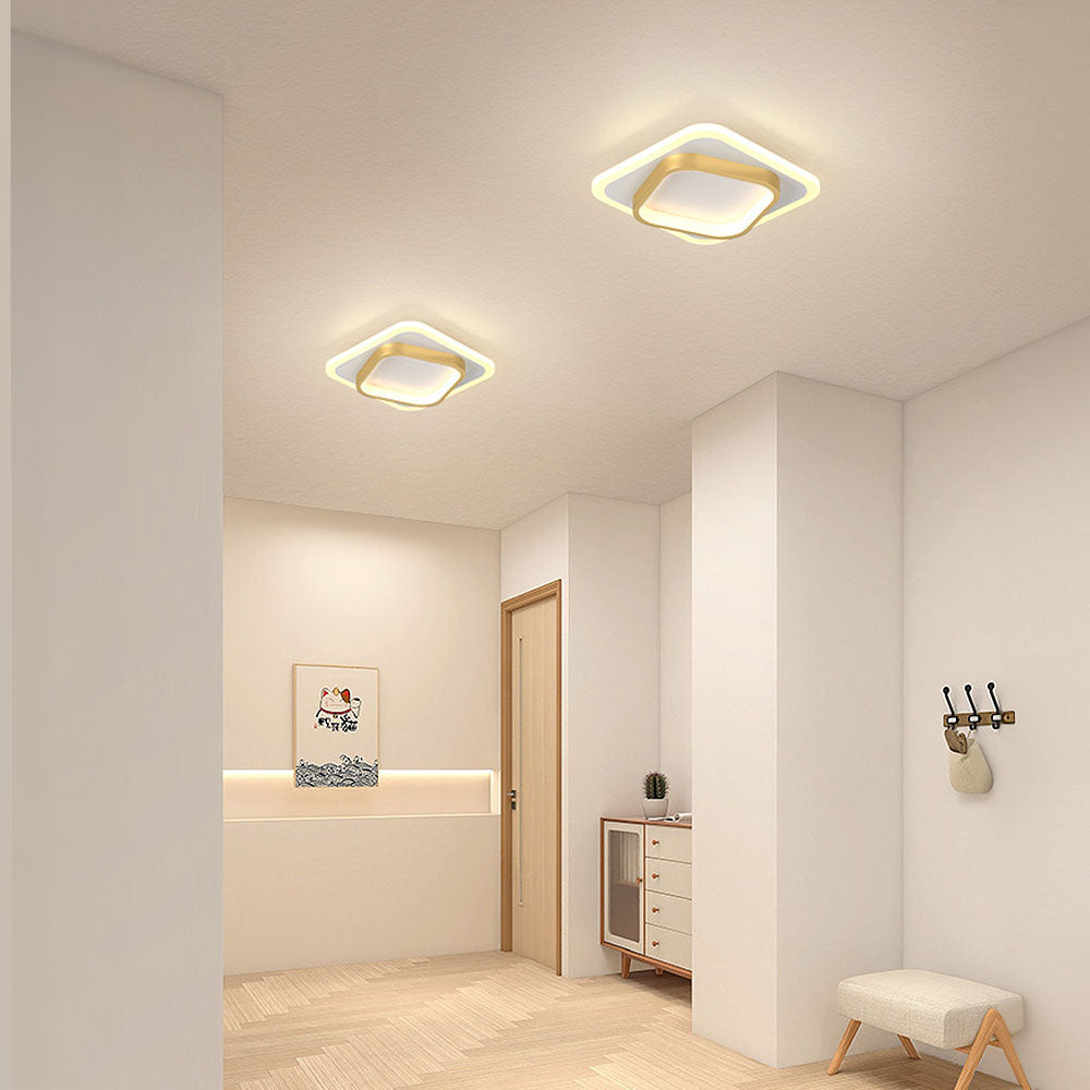 GlanzRaum: Modern LED Ceiling Light – Elegant & Bright for Living Rooms