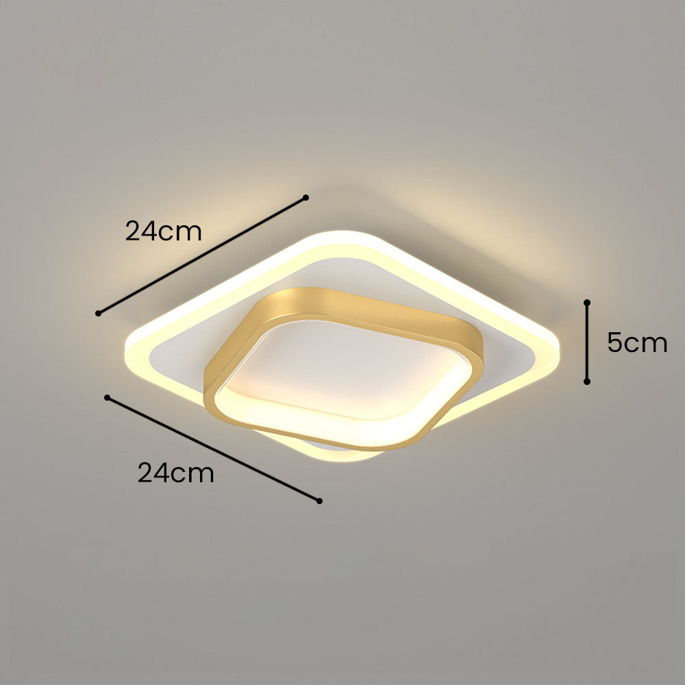 GlanzRaum: Modern LED Ceiling Light – Elegant & Bright for Living Rooms