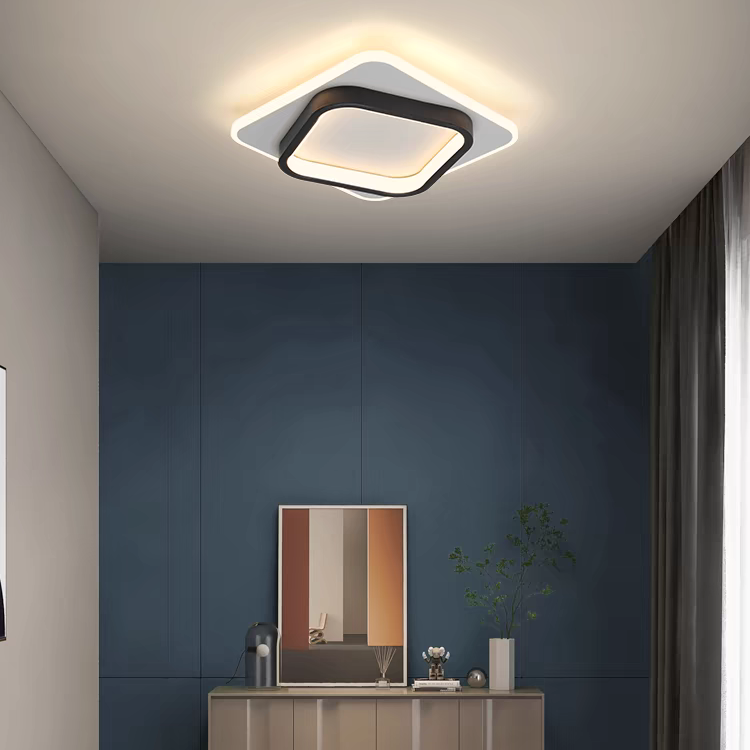 GlanzRaum: Modern LED Ceiling Light – Elegant & Bright for Living Rooms