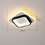 GlanzRaum: Modern LED Ceiling Light – Elegant & Bright for Living Rooms