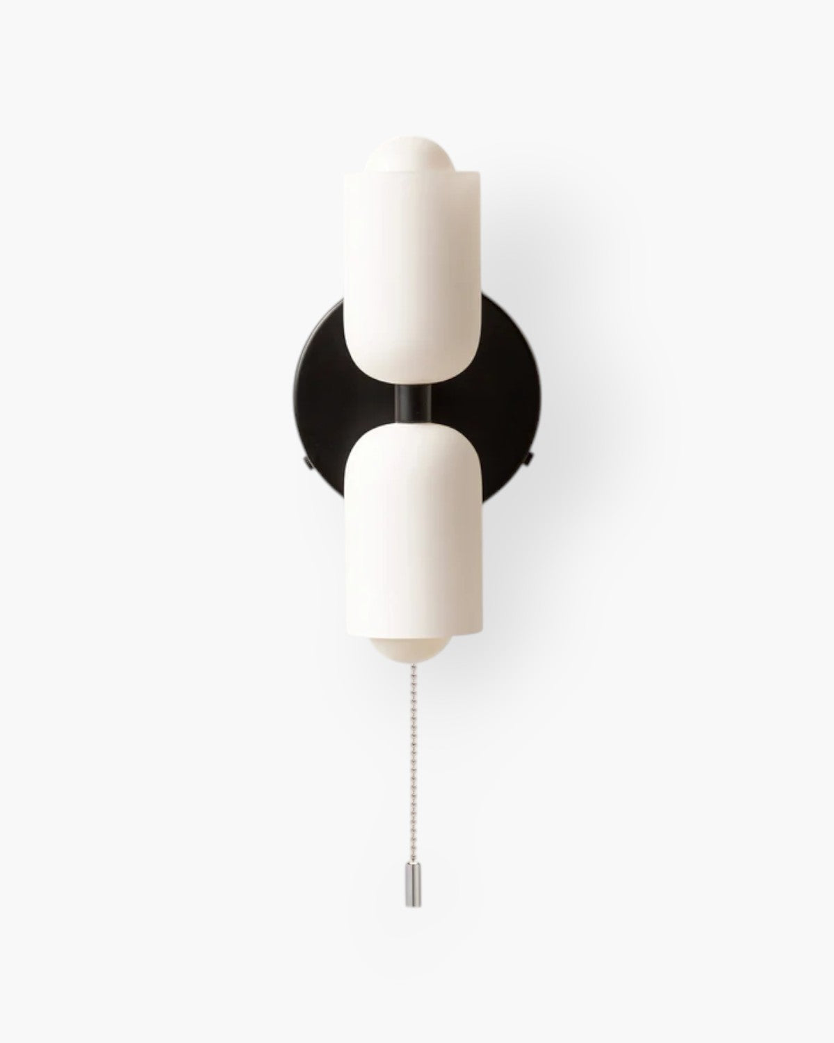 GlanzSphäre: Modern Wall Light – Double Glass Ball Light with Warm Light, Decorative for Bedroom & Living Room