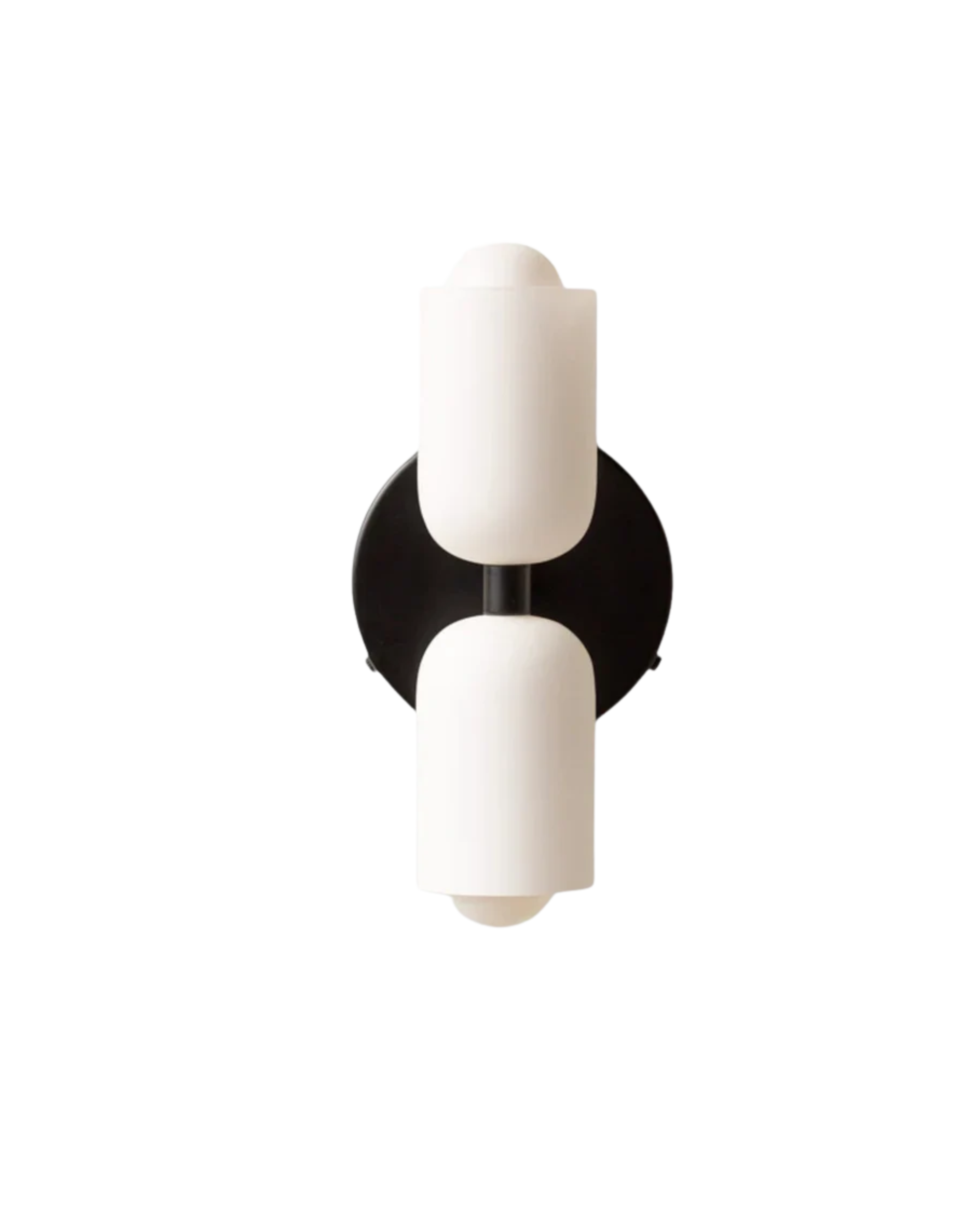 GlanzSphäre: Modern Wall Light – Double Glass Ball Light with Warm Light, Decorative for Bedroom & Living Room