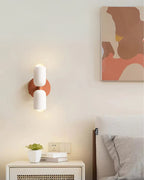 GlanzSphäre: Modern Wall Light – Double Glass Ball Light with Warm Light, Decorative for Bedroom & Living Room