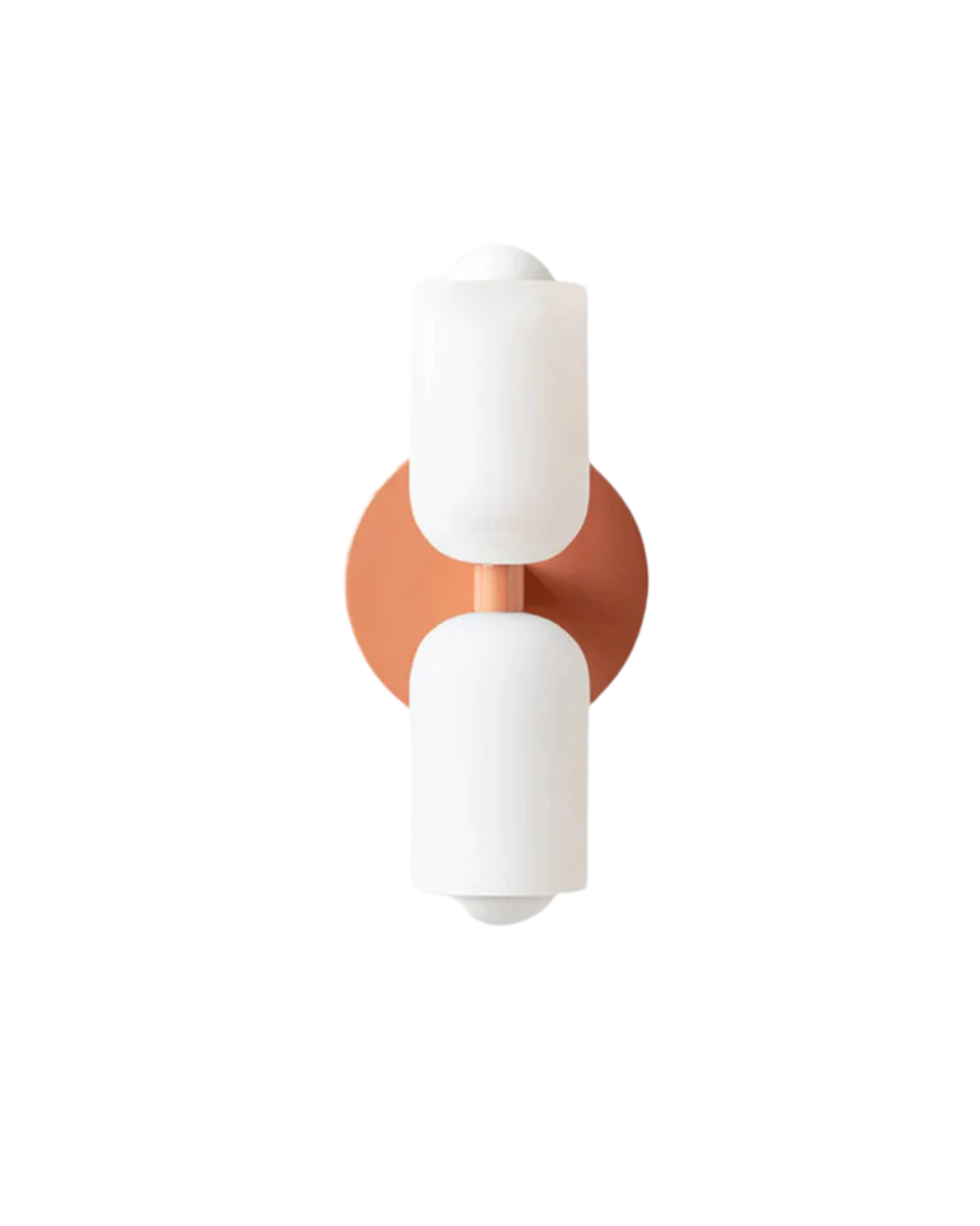 GlanzSphäre: Modern Wall Light – Double Glass Ball Light with Warm Light, Decorative for Bedroom & Living Room