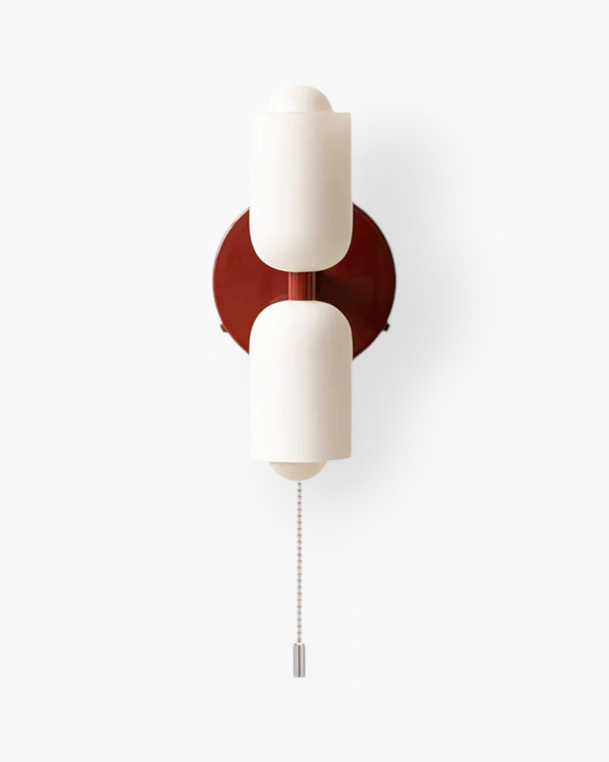 GlanzSphäre: Modern Wall Light – Double Glass Ball Light with Warm Light, Decorative for Bedroom & Living Room
