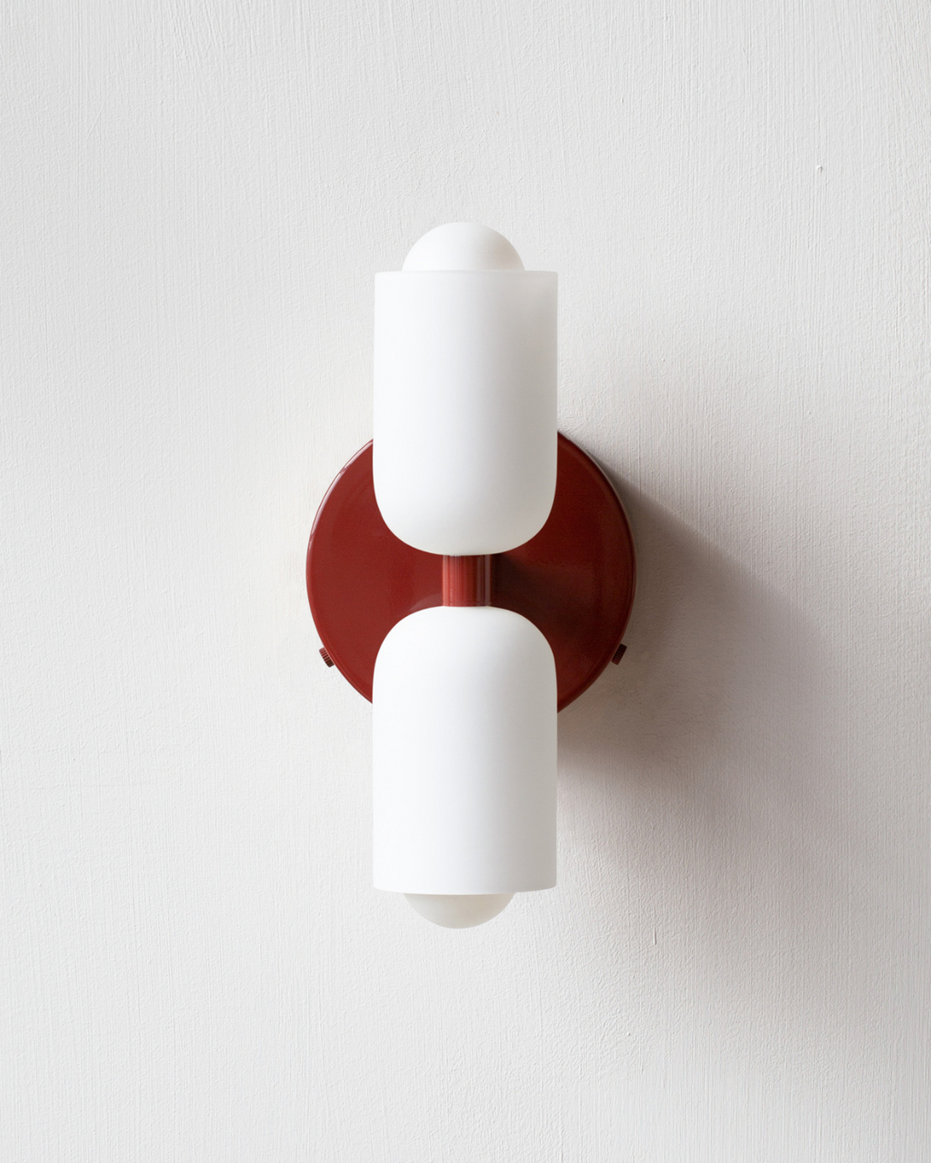 GlanzSphäre: Modern Wall Light – Double Glass Ball Light with Warm Light, Decorative for Bedroom & Living Room