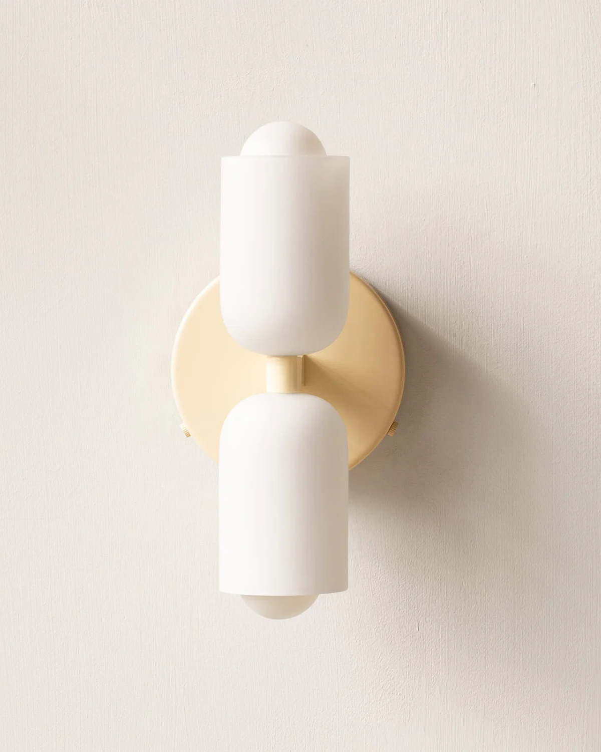 GlanzSphäre: Modern Wall Light – Double Glass Ball Light with Warm Light, Decorative for Bedroom & Living Room