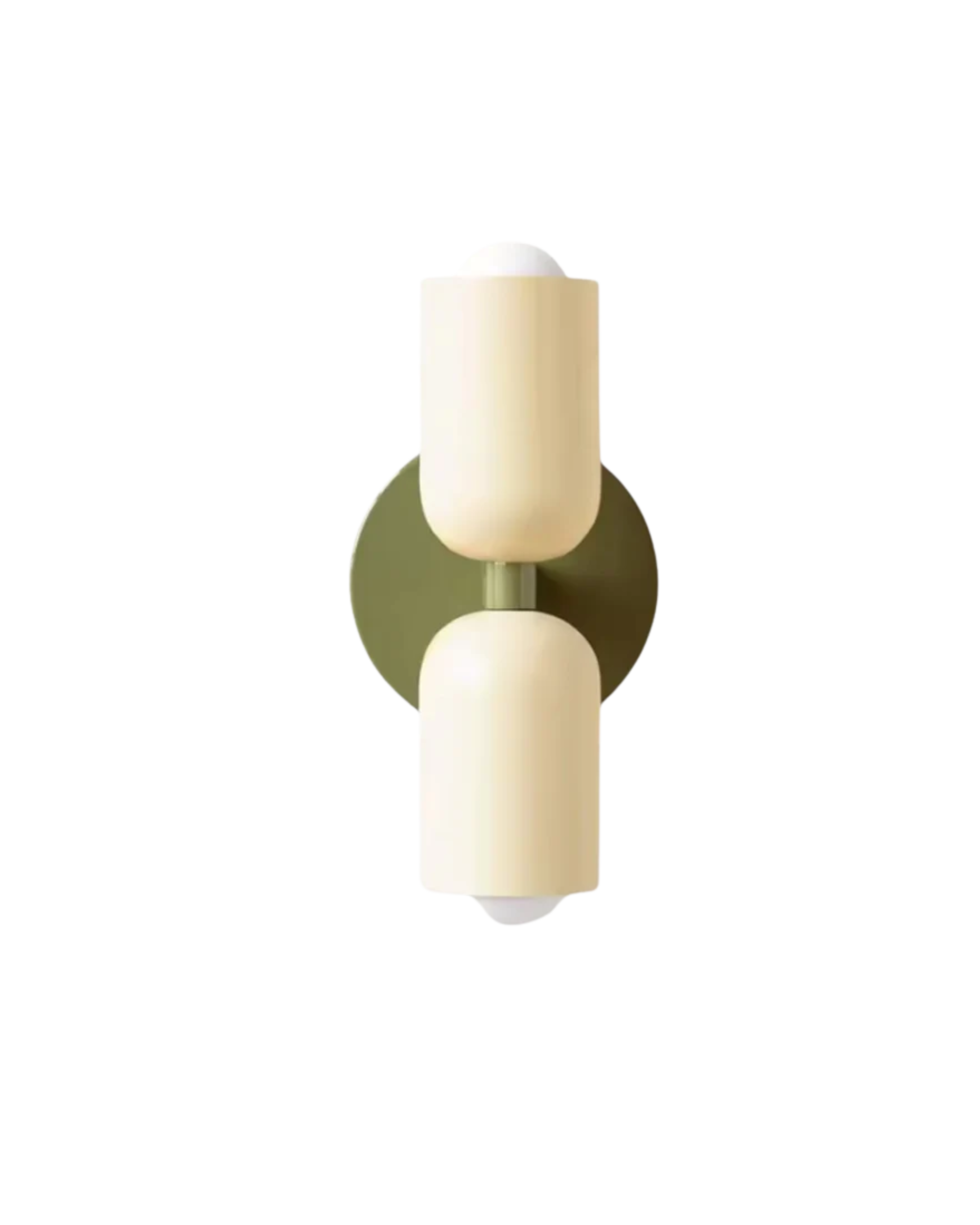 GlanzSphäre: Modern Wall Light – Double Glass Ball Light with Warm Light, Decorative for Bedroom & Living Room