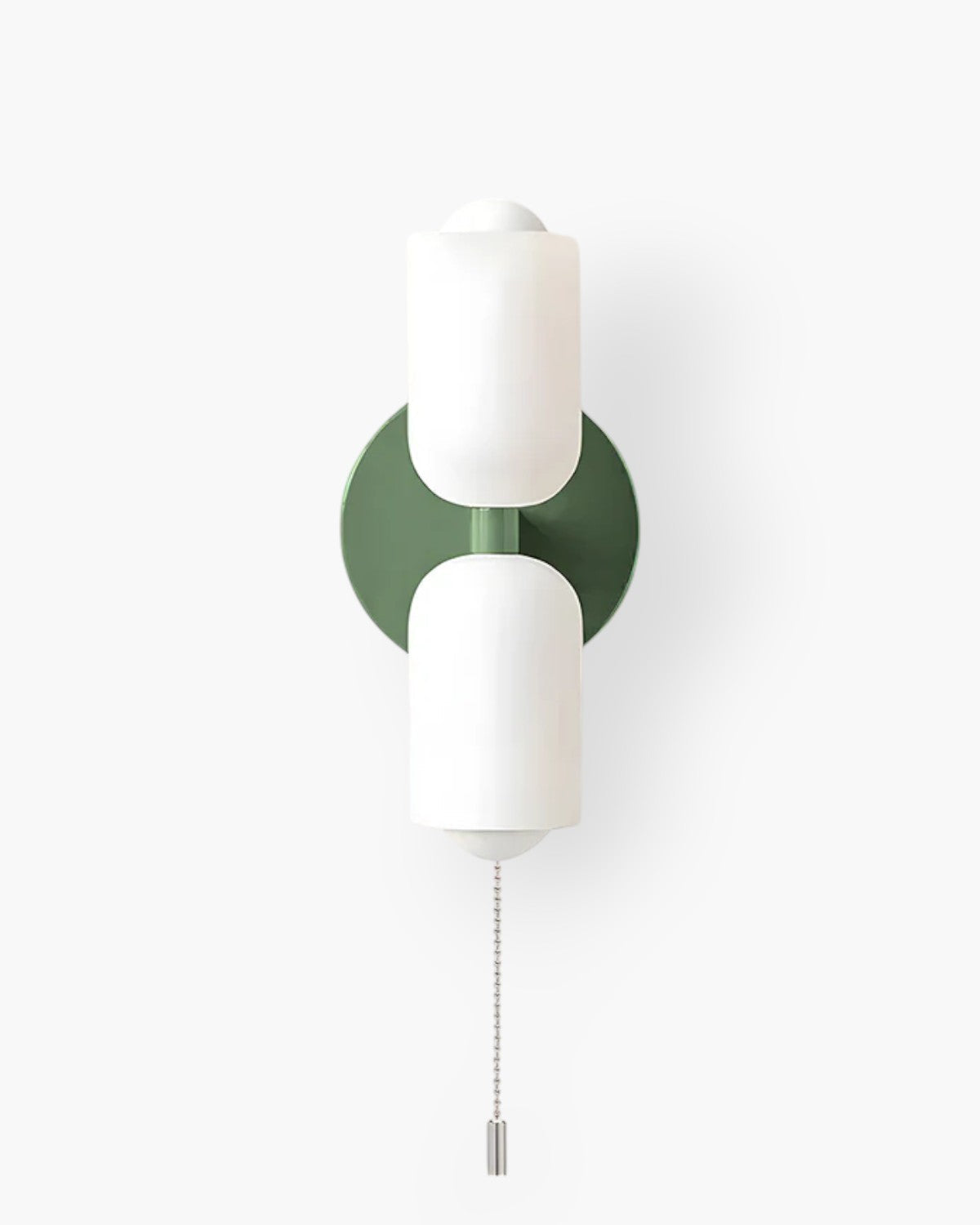 GlanzSphäre: Modern Wall Light – Double Glass Ball Light with Warm Light, Decorative for Bedroom & Living Room