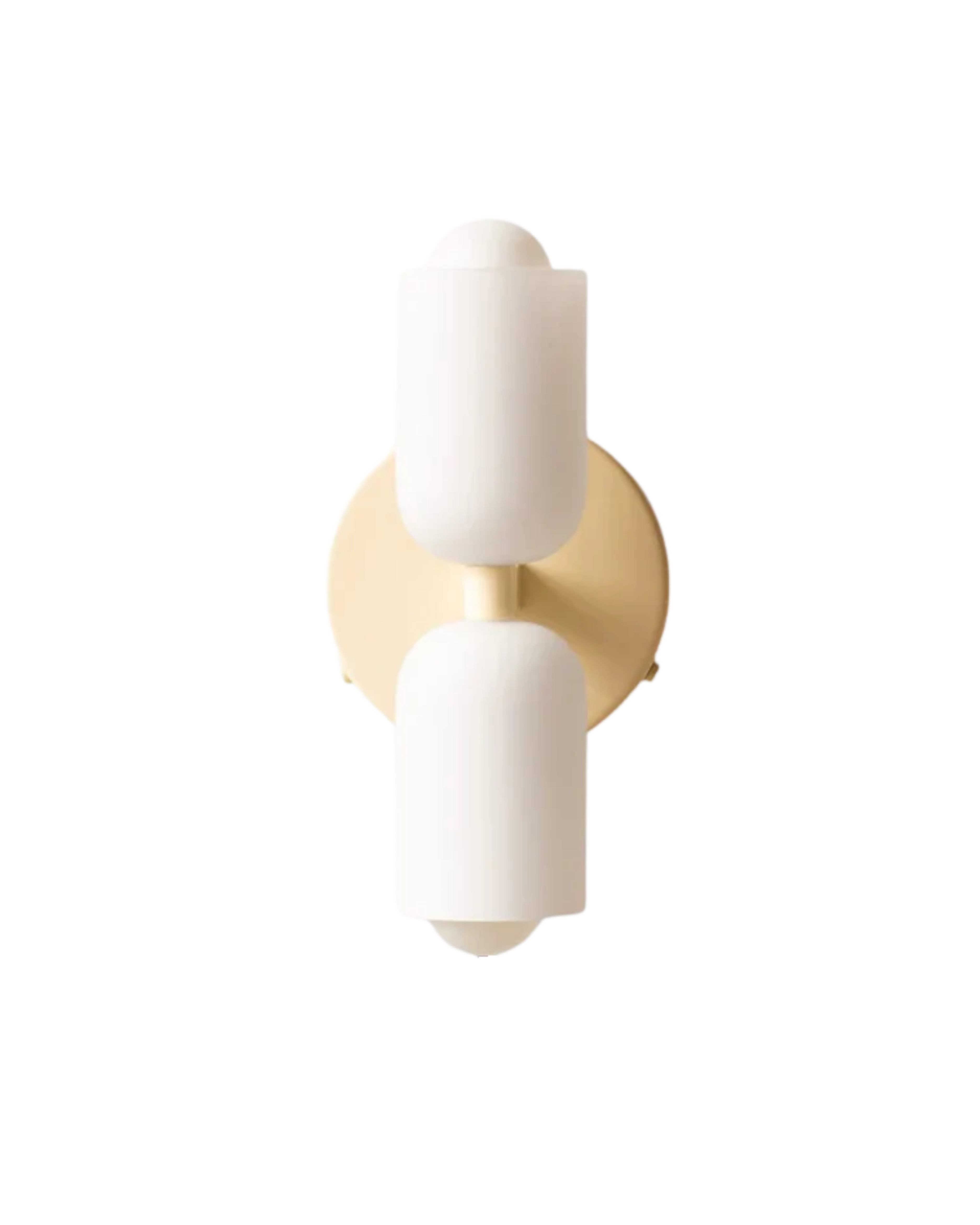 GlanzSphäre: Modern Wall Light – Double Glass Ball Light with Warm Light, Decorative for Bedroom & Living Room