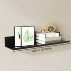 GlanzStahl: Classic Wall Shelf – Sturdy, Rust-Free & Floating with Chrome Finish for Bathroom & Living Room