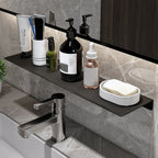 GlanzStahl: Classic Wall Shelf – Sturdy, Rust-Free & Floating with Chrome Finish for Bathroom & Living Room