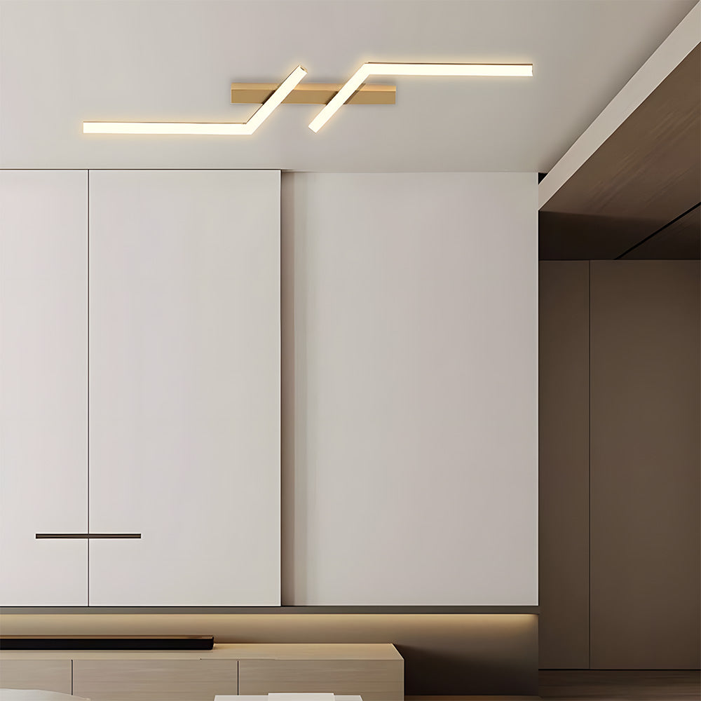 GlanzStreifen: LED Ceiling Light Rectangular Simple – Decorative & Energy Efficient for Kitchen & Hallway