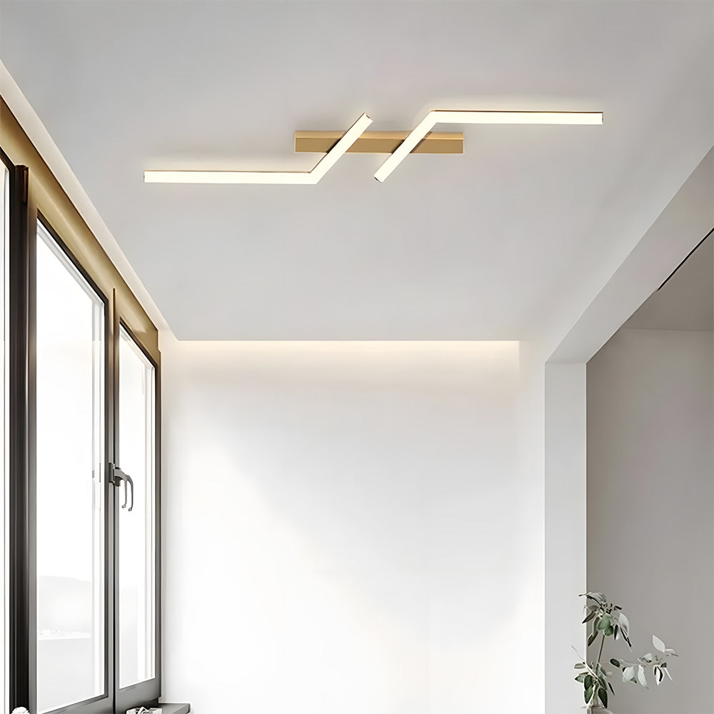 GlanzStreifen: LED Ceiling Light Rectangular Simple – Decorative & Energy Efficient for Kitchen & Hallway