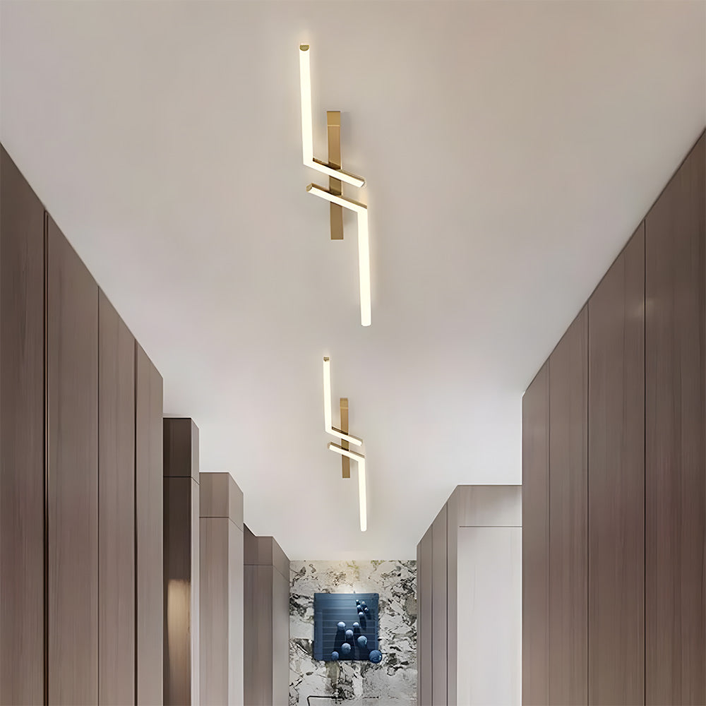 GlanzStreifen: LED Ceiling Light Rectangular Simple – Decorative & Energy Efficient for Kitchen & Hallway