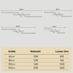 GlanzStreifen: LED Ceiling Light Rectangular Simple – Decorative & Energy Efficient for Kitchen & Hallway