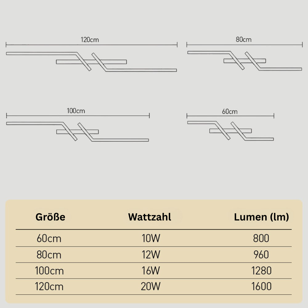 GlanzStreifen: LED Ceiling Light Rectangular Simple – Decorative & Energy Efficient for Kitchen & Hallway