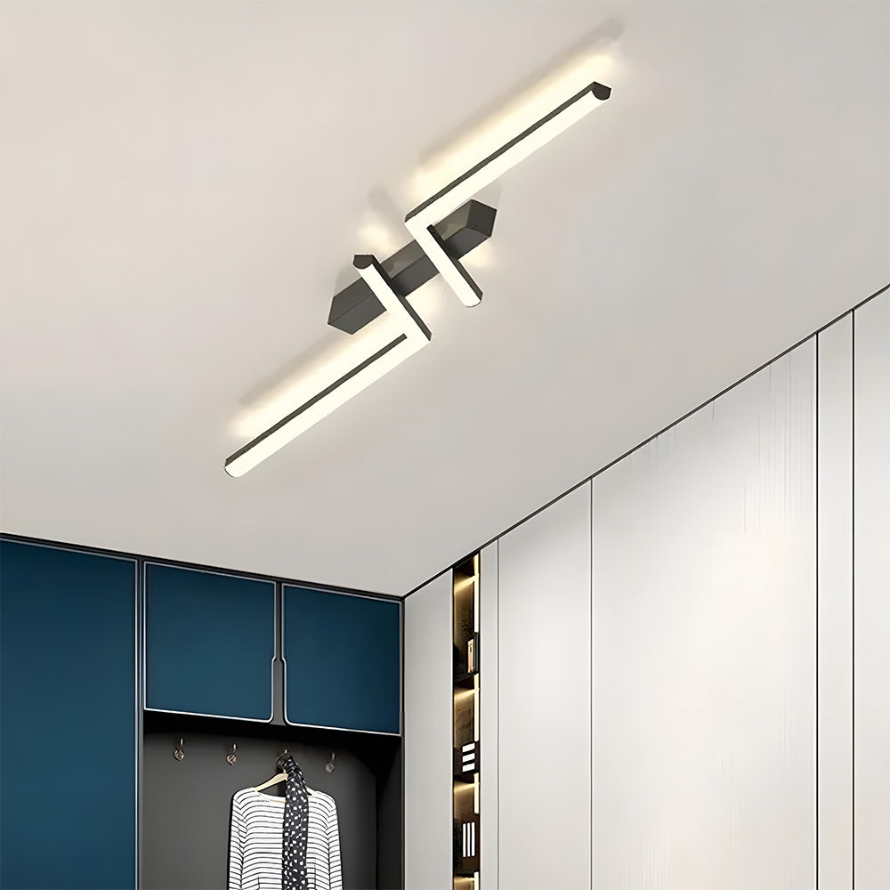 GlanzStreifen: LED Ceiling Light Rectangular Simple – Decorative & Energy Efficient for Kitchen & Hallway