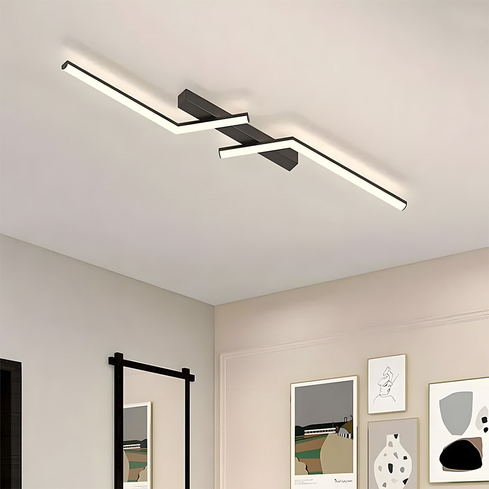 GlanzStreifen: LED Ceiling Light Rectangular Simple – Decorative & Energy Efficient for Kitchen & Hallway