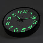 GlanzTick: Large LED Wall Clock with Illuminated Display & Stylish Design – for Hallway & Living Area