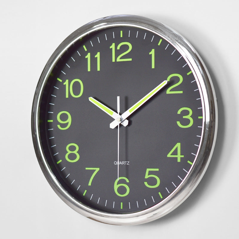 GlanzTick: Large LED Wall Clock with Illuminated Display & Stylish Design – for Hallway & Living Area