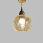 GlasLux: Crystal Glass Pendant Light – Elegant Hanging Lamp for Dining Room & Living Room
