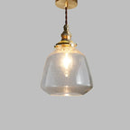 GlasLux: Crystal Glass Pendant Light – Elegant Hanging Lamp for Dining Room & Living Room