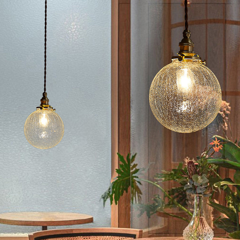 GlasLux: Crystal Glass Pendant Light – Elegant Hanging Lamp for Dining Room & Living Room