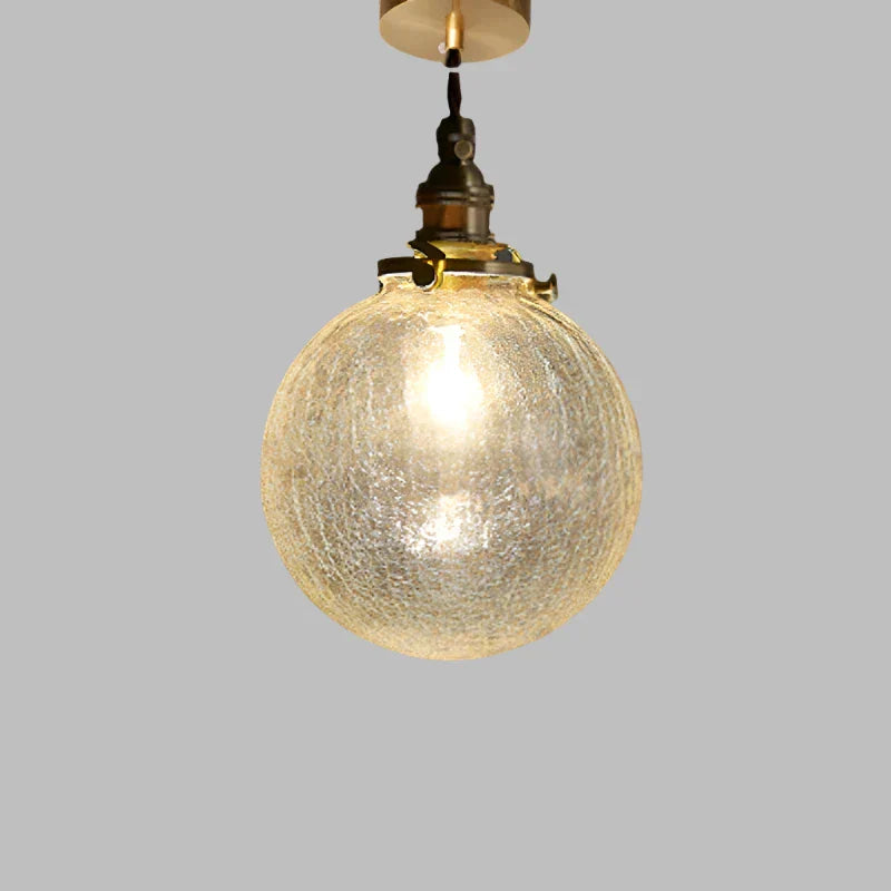 GlasLux: Crystal Glass Pendant Light – Elegant Hanging Lamp for Dining Room & Living Room