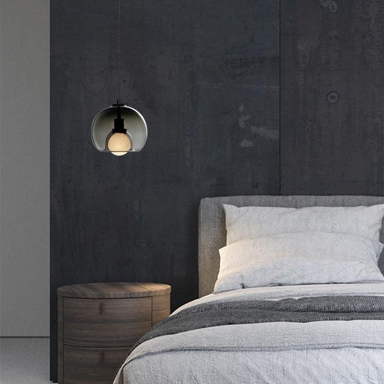 Glasera: Glass & Metal Pendant Light with Minimalist Design – for Modern Living Spaces