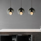 Glasera: Glass & Metal Pendant Light with Minimalist Design – for Modern Living Spaces
