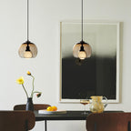 Glasera: Glass & Metal Pendant Light with Minimalist Design – for Modern Living Spaces