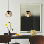 Glasera: Glass & Metal Pendant Light with Minimalist Design – for Modern Living Spaces